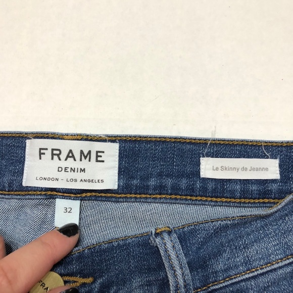 FRAME Denim Le Skinny De Jeanne Jeans 0722 - Picture 5 of 6